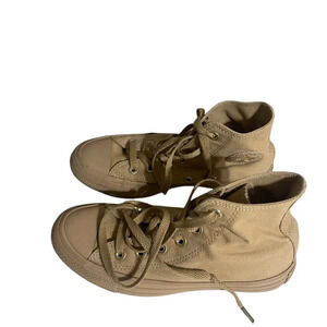 Converse Women All Star Hi Top CTAS Light Fawn Sneakers 559938F Sz US 5 EU 35
